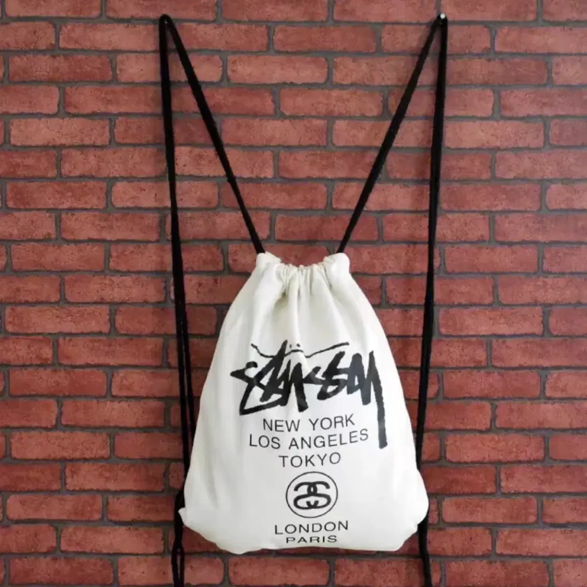 스투시  스트링백 stussy